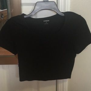 Express short sleeve crop top